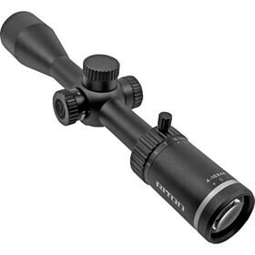 Riton X1 Primal 4-16x44 SFP Riflescope with RUT Reticle features an integrated throw lever